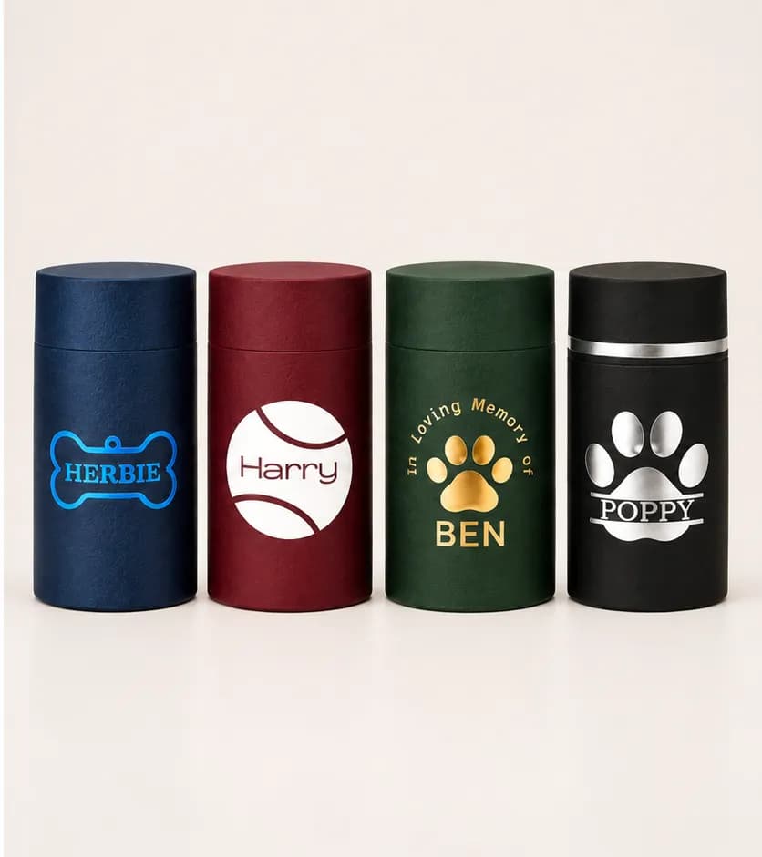 Personalised Scatter Tubes - Canine Collection